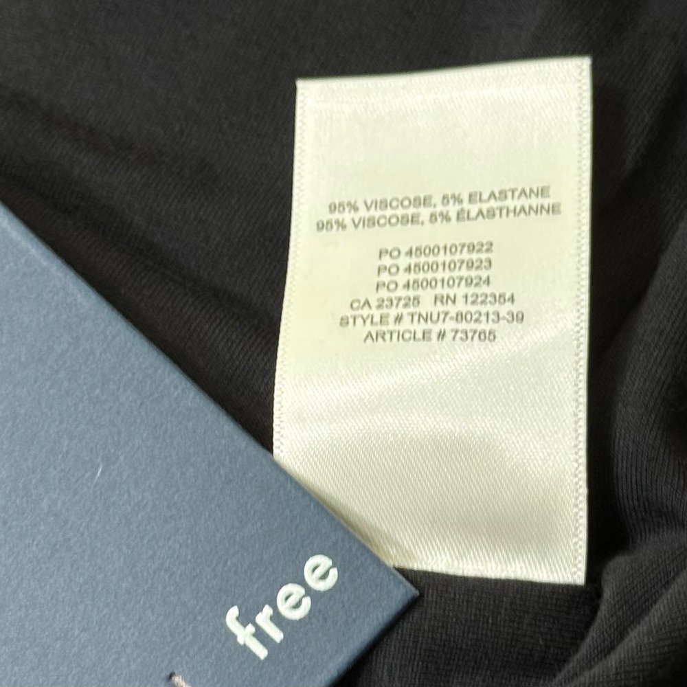 Aritzia Wilfred Free Diana Mini Dress Black Long Sleeve Body Con Small - Picture 10 of 10